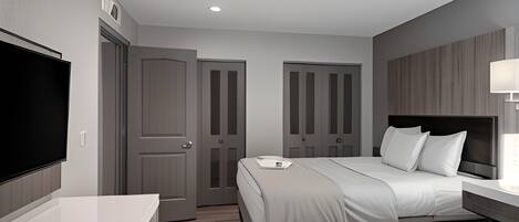 Apartment, 2 Bedrooms, Kitchen | 2 bedrooms, blackout drapes, iron/ironing board, free WiFi