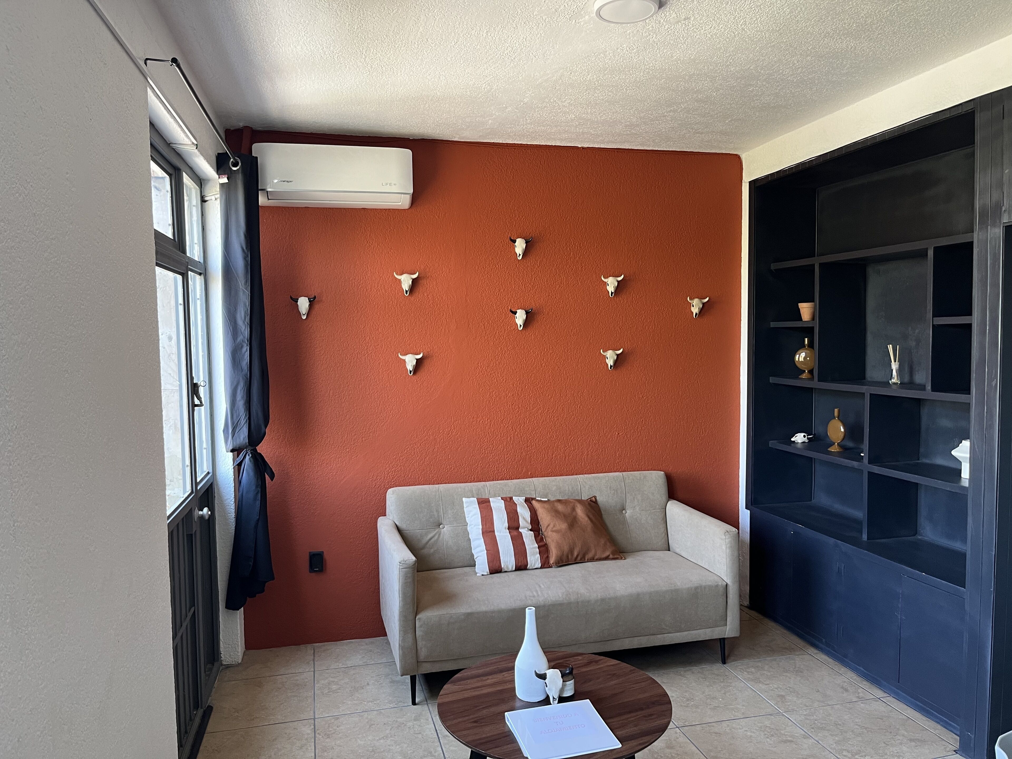 Lägenhet Junior - 1 sovrum - utsikt mot staden | Vardagsrum