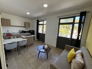 Junior Apartment | Living area - Departamentos Plaza Liberacion (Guadalajara)