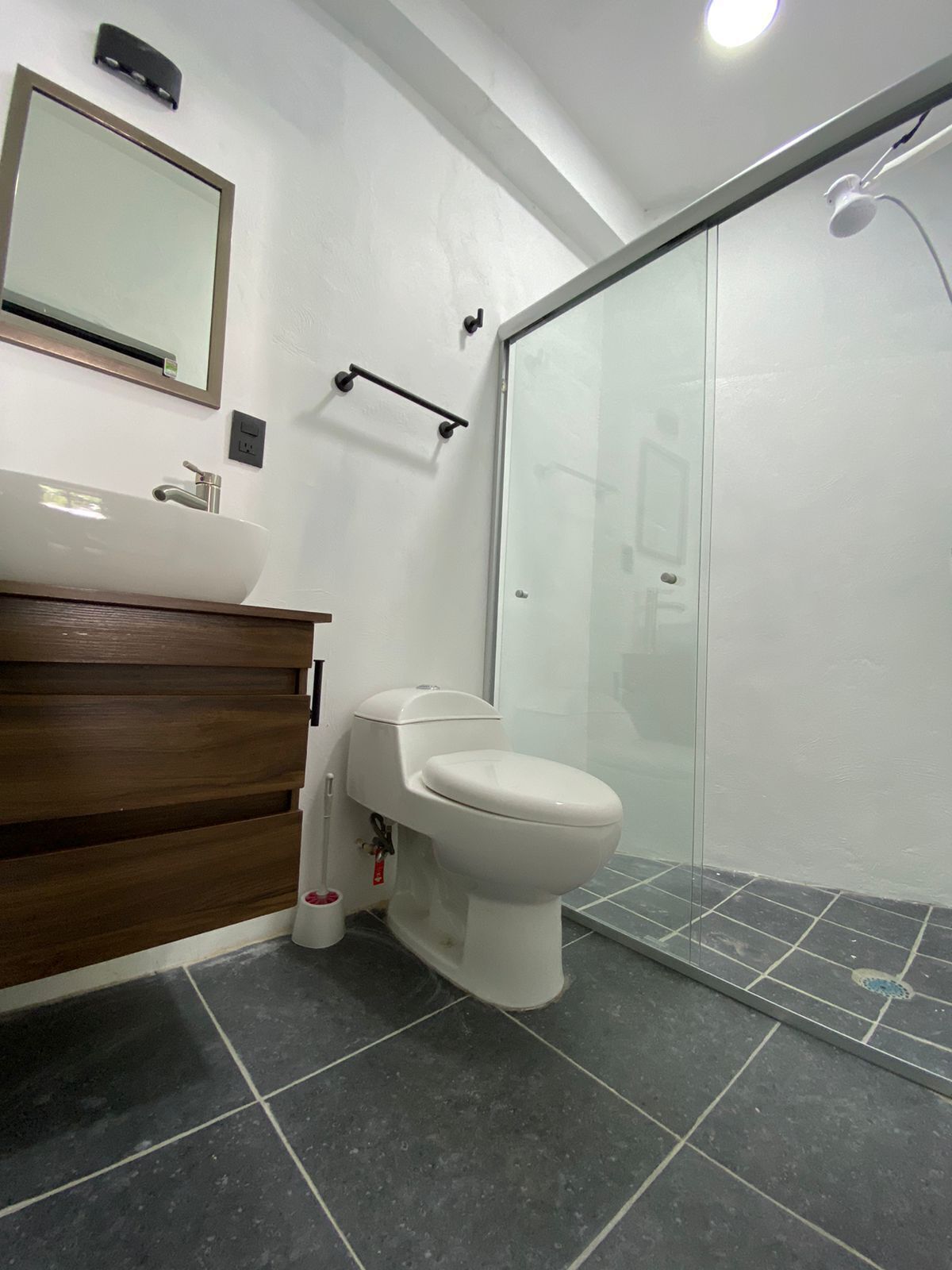 Departamento junior, 1 habitación, vista a la ciudad | Baño