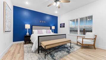 9 bedrooms, iron/ironing board, travel crib, WiFi