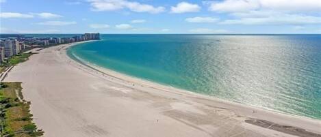 Sun loungers, beach towels