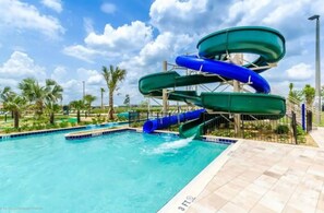 Outdoor pool, a heated pool - Serene Pool Home in Storey Lakes Resort (Kissimmee)