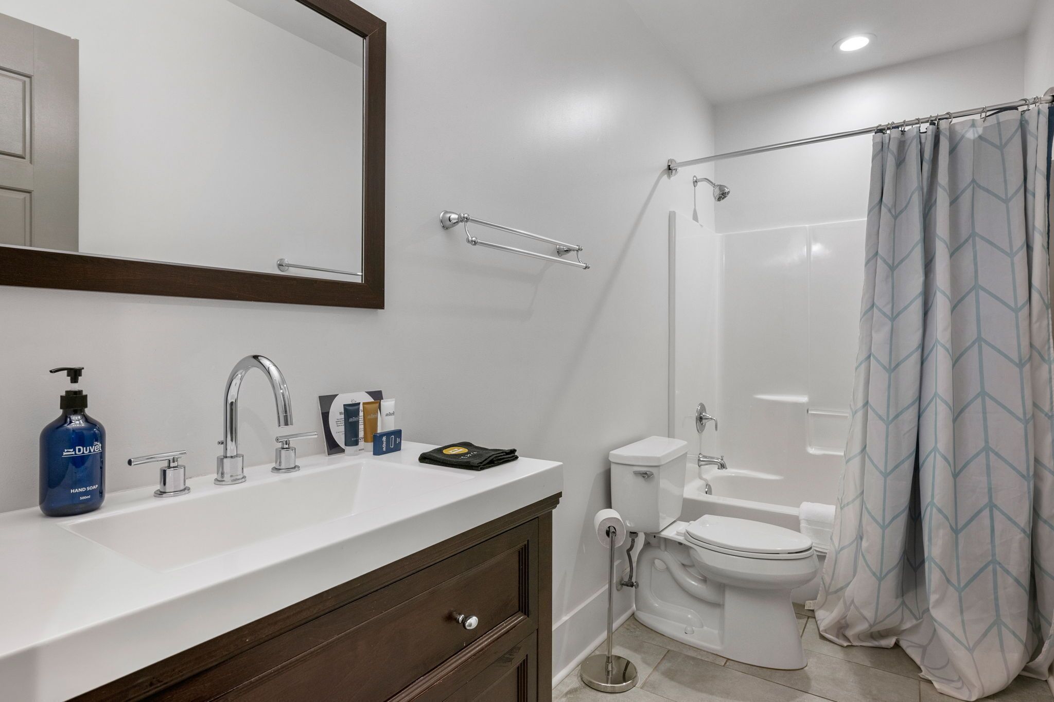 Hair dryer, towels