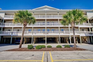 Guests can enjoy balconies with outdoor space on each floor.