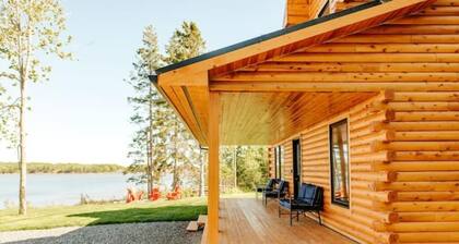 Unwind by the Sea at The Salty Pearl: Your Charming Coastal Log Cottage