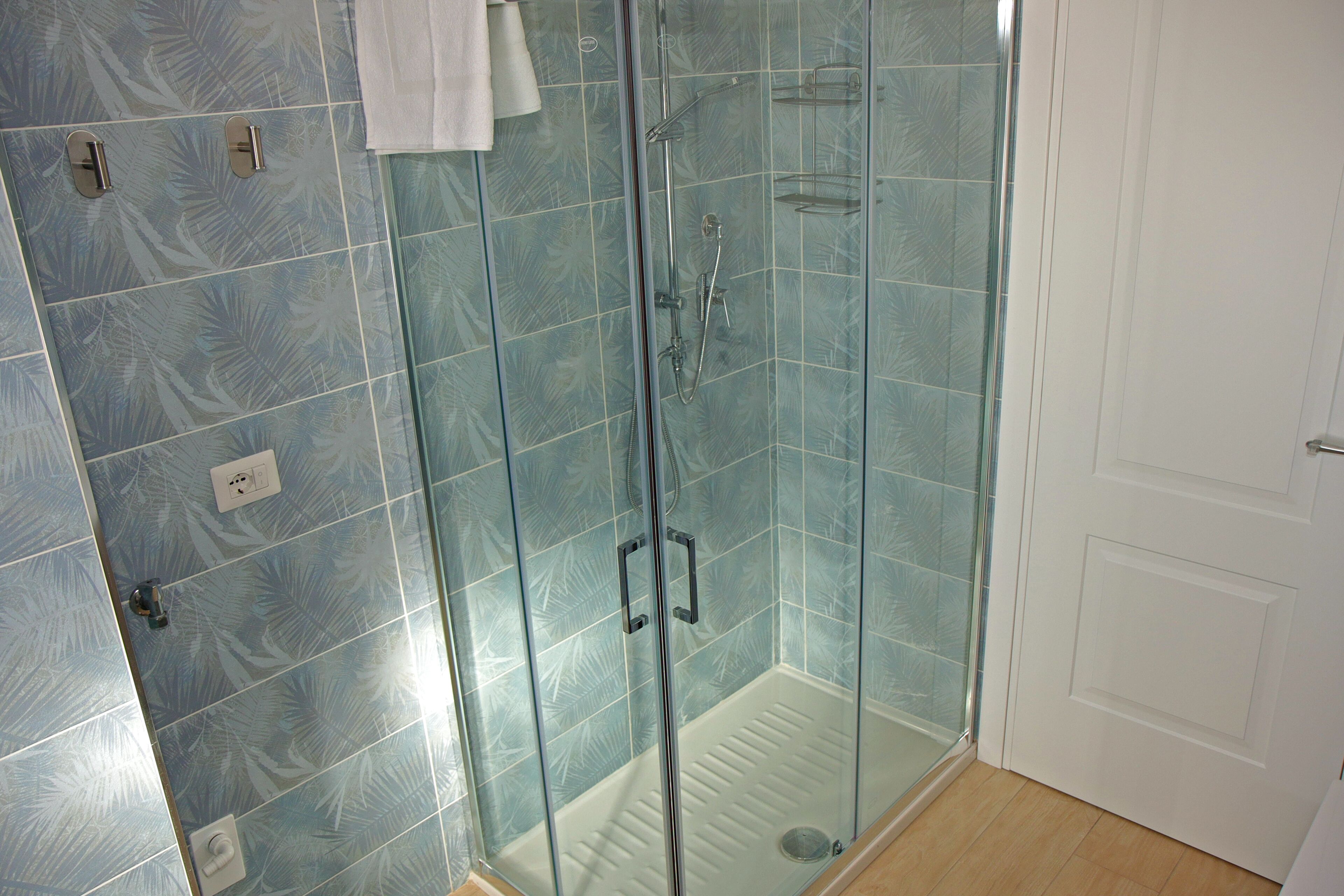 Asciugacapelli, asciugamani, sapone, shampoo