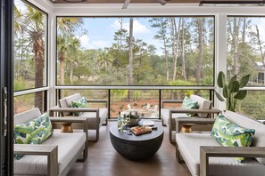 Interior - Outdoor game room + fire pit with scenic marsh views (Bluffton)