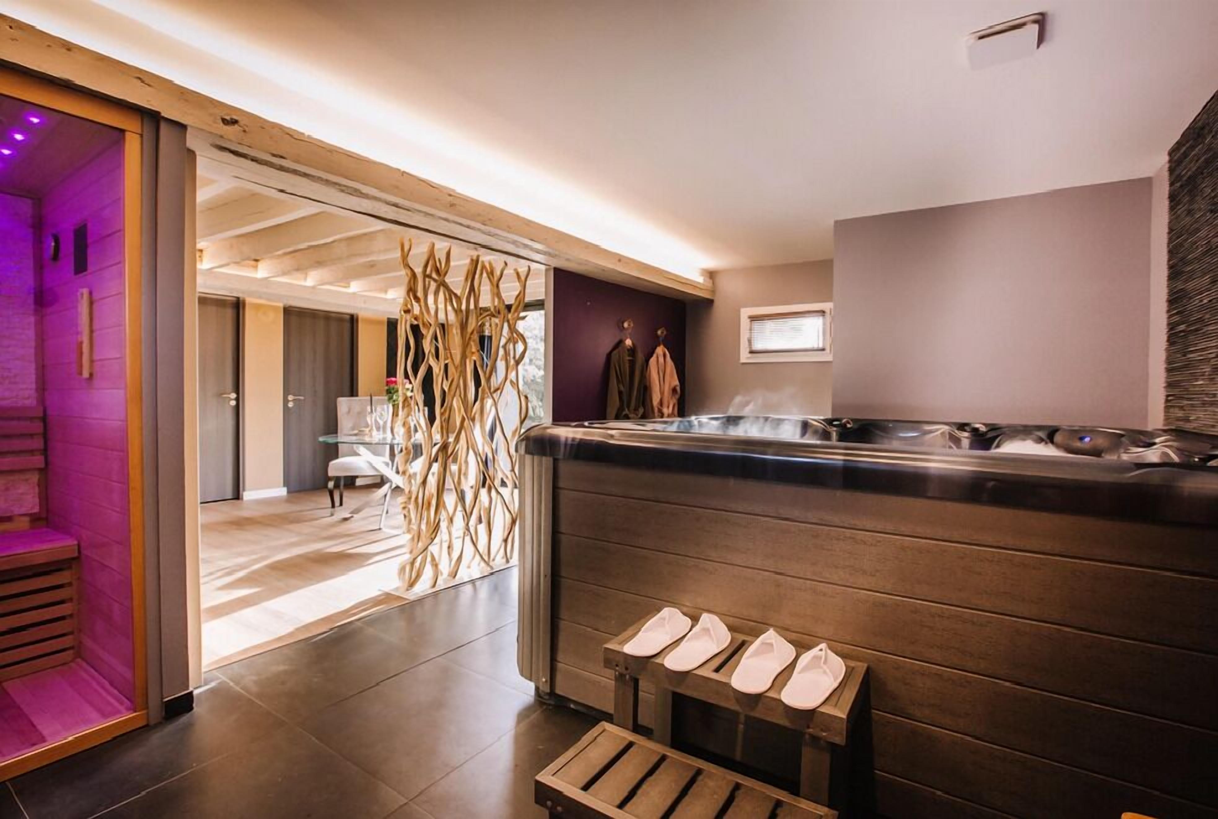 Spa et Sauna privatif dans votre suite