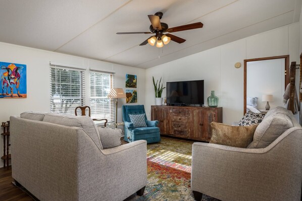 TV connectée, lecteur de DVD, livres