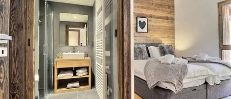 4 bedrooms, iron/ironing board, internet, bed sheets