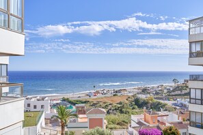 Vue sur la plage/l’océan