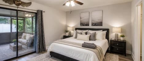 4 bedrooms, iron/ironing board, travel crib, free WiFi