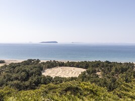 Vista a la playa o al mar