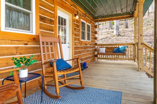 Make memories at the lake or on the porch at The Toasted Marshmallow Cabin!