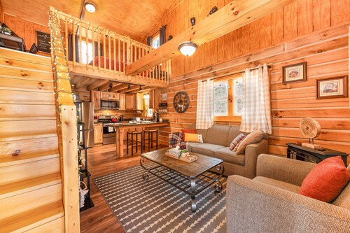 Make memories at the lake or on the porch at The Toasted Marshmallow Cabin!