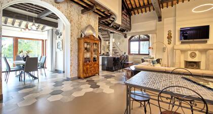 Maison de vacances privée avec piscine privée, WIFI, climatisation, TV, vue panoramique, parking