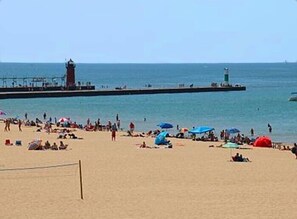 Na praia 