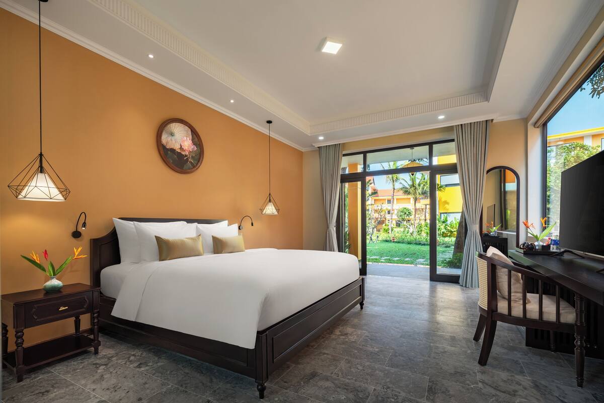 Deluxe-Villa, 1 Schlafzimmer, Gartenblick | 1 Schlafzimmer, Zimmersafe, Verdunkelungsvorhänge