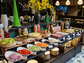 Gratis morgenmadsbuffet hver dag