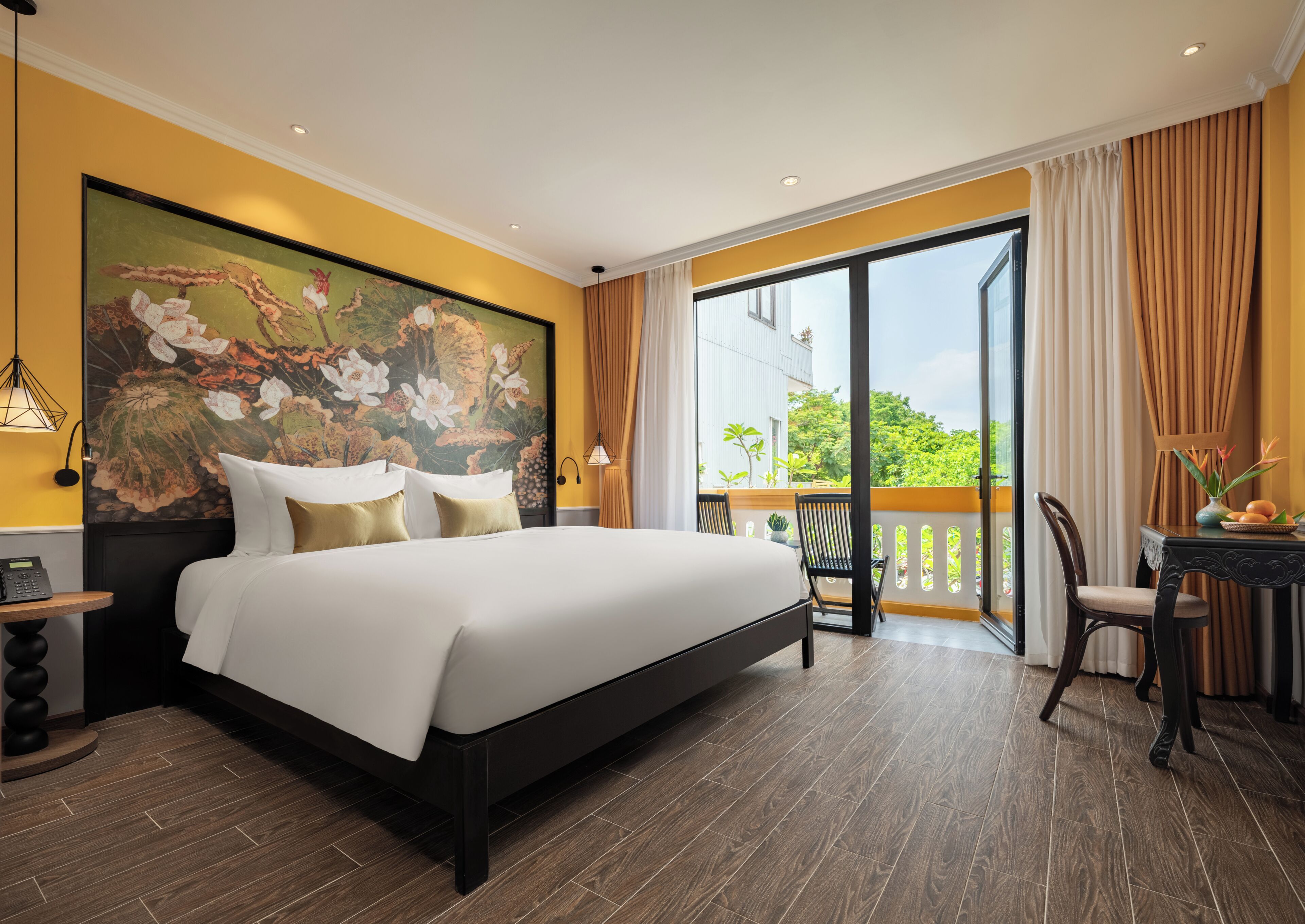 ห้องดีลักซ์ดับเบิลหรือทวิน, ระเบียง, วิวเมือง | วิวเมือง