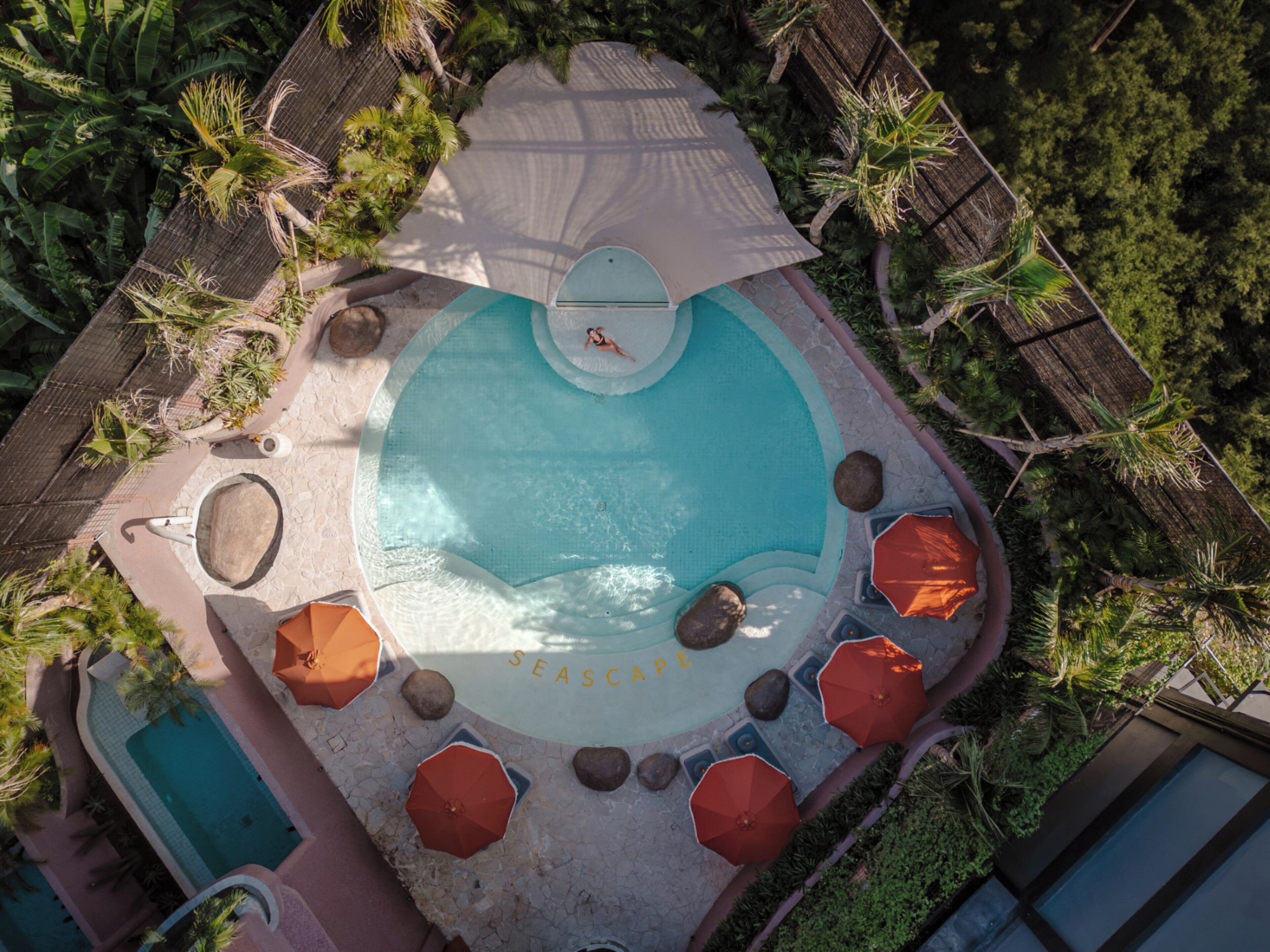 10 indoor pools, outdoor pool, pool umbrellas, sun loungers