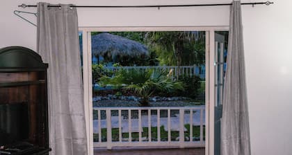 Double Bed Garden and Pool View