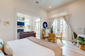 2 chambres, bureau, accès au Wi-Fi (inclus), literie fournie