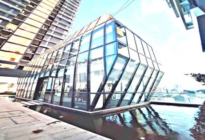 Facciata della struttura