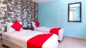 Chambre Deluxe avec lits jumeaux, 2 lits une place, non-fumeurs | Bureau, Wi-Fi gratuit