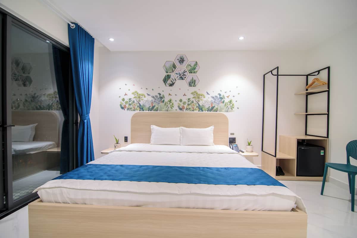 Chambre Double Deluxe | Bureau, Wi-Fi gratuit, draps fournis