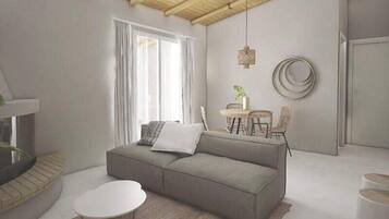 基本公寓 | 客廳 | 30 吋平面電視連有線電視頻道