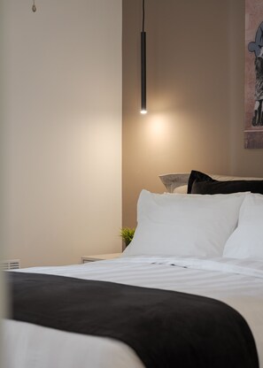Apartemen Superior | 1 kamar tidur, seprai katun Mesir, seprai premium, dan busa memori