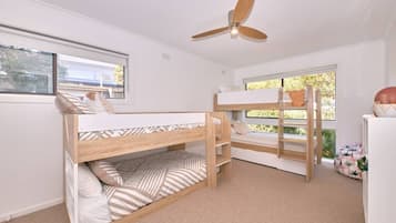 3 bedrooms, iron/ironing board, travel cot, WiFi