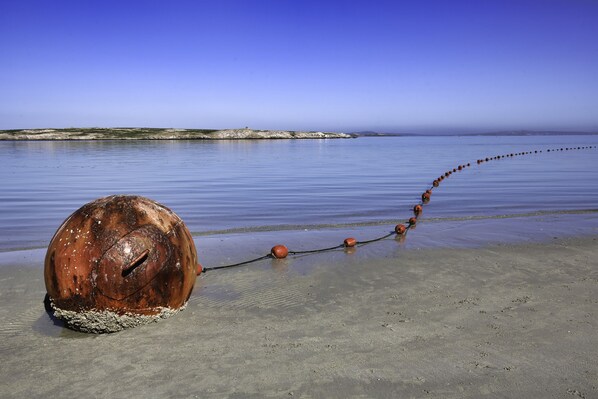 Beach nearby, white sand
