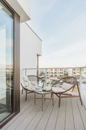 Terrace/patio - Sol Marina Resort Wyspa Sobieszewska II - LoftAffair Collection (Pruszcz Gdanski)