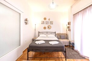 1 soverom, strykejern/-brett, wi-fi og sengetøy