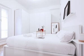 1 室のベッドルーム、アイロン / アイロン台、WiFi、ベッドシーツ