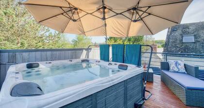 Jacuzzi Vue sur Loire - Gite des Sorciers Japonais