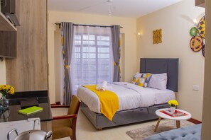 Standard Apartment, 1 Queen Bed | Living area - SOUTH SUITES APRTMENT STUDIO IN SOUTH B (Nairobi)