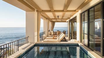 Suite, 1 habitación, vista al océano (La Casona) | Ropa de cama hipoalergénica, edredón y minibar