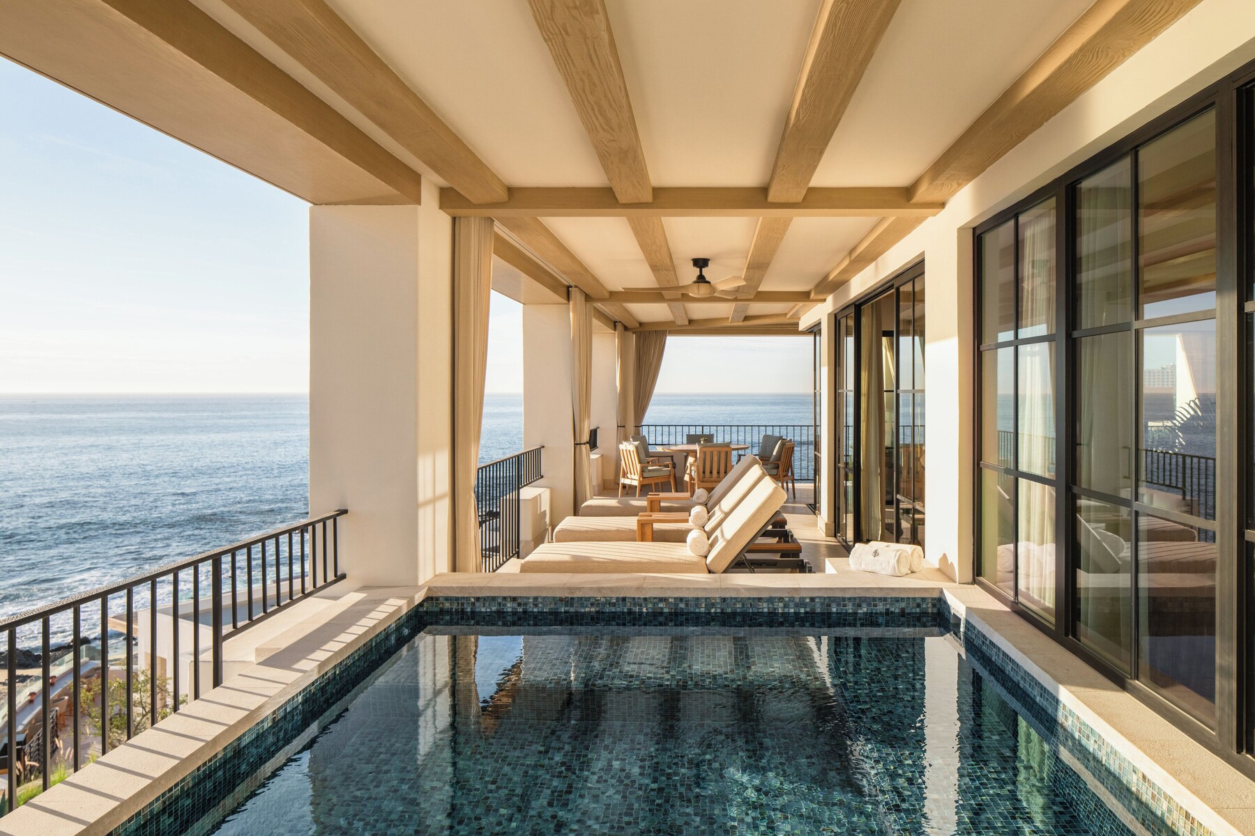 Suite, 1 habitación, vista al océano (La Casona) | Ropa de cama hipoalergénica, edredón y minibar 