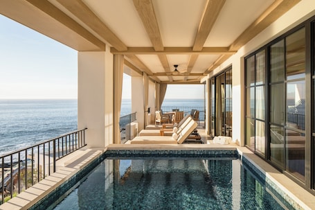 Suite, 1 Bedroom, Ocean View (La Casona) | Hypo-allergenic bedding, down comforters, minibar, in-room safe. Four Seasons Resort Cabo Del Sol