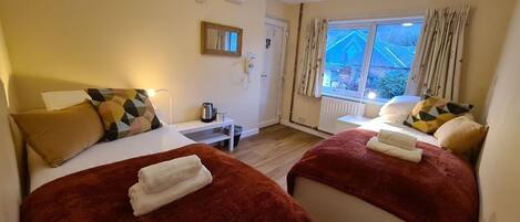 Free WiFi, bed sheets