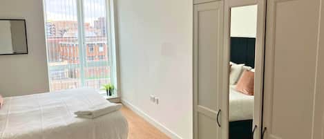 2 bedrooms, iron/ironing board