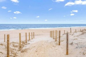 On the beach