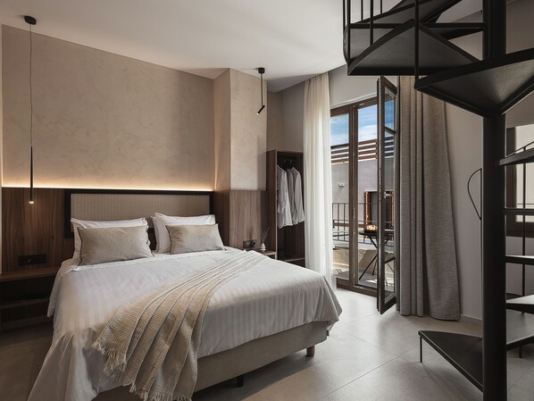 Allergitestet sengetøy, safe på rommet, blendingsgardiner og lydisolert