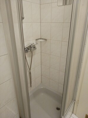 Shower, hair dryer, towels, toilet paper - Apartment Preißelpöhl (Plauen)