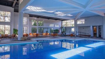 Indoor pool, outdoor pool