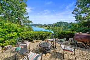 Terrace/patio - Luxury Douglas Lake Chalet - Great Location! (Dandridge)